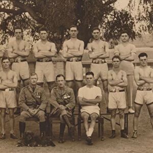 The Battalion Boxing Team of the First Battalion, The Queens Own Royal West Kent Regiment. Poona, I