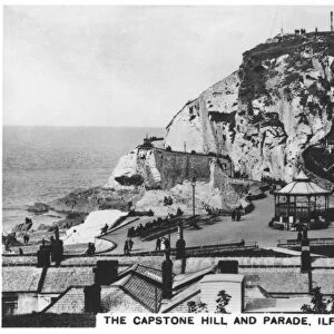 The Capstone Hill, and parade, Ilfracombe, 1936
