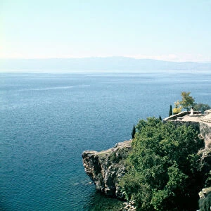 Church of St John the Divine, Kaneo, Lake Ohrid, Macedonia
