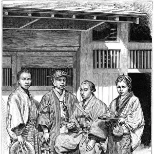 Citizens of Tokyo, Japan, 1895
