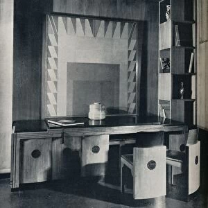 A Conference Table and chairs for a private office. Designed by Joseph Sinel, 1930
