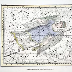 The Constellations (Plate XVIII) Virgo, 1822