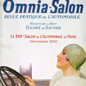 Front cover illustration from the magazine Omnia Salon, July 1922. Artist: Frederic Auer