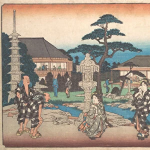 The Daikokuya at Mukojima, ca. 1835-42. ca. 1835-42. Creator: Ando Hiroshige