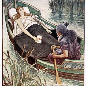 The Death Journey of the Lily Maid of Astolat, 1911
