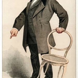 He Devoured France with Activity, Leon Gambetta, French statesman, 1872. Artist: Montbard