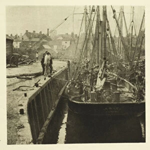 In Dock, 1887. Creator: Peter Henry Emerson