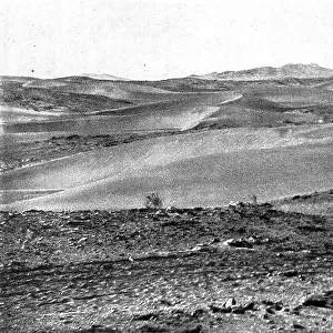 'Dunes de sable dans le Namib; Afrique Australe, 1914. Creator: Unknown
