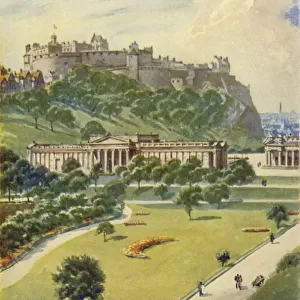 Edinburgh Castle, c1948. Creator: Unknown