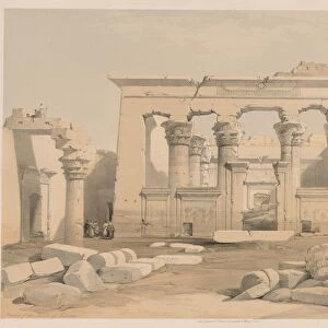 Egypt and Nubia: Volume I - No. 28, Portico of the Temple of Kalabshi, 1838. Creator