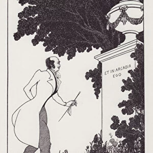 Et in Arcadia Ego, from The Savoy No. 8, 1896. Creator: Aubrey Beardsley