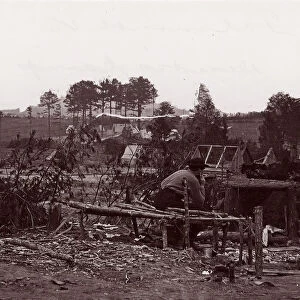 Falmouth, Virginia. Abandoned Camp, 1862. Creators: Andrew Joseph Russell
