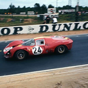 Ferrari P4, Mairesse - Beurlys, 1967 Le Mans. Creator: Unknown