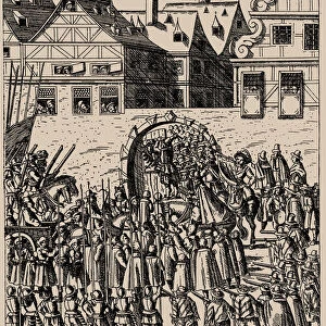 The Fettmilch Rising. Reintroduction of the Jews in Frankfurt on February 28, 1616, c