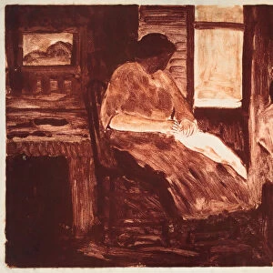 Figure Sketch, 1900-1908. Creator: Abraham Walkowitz