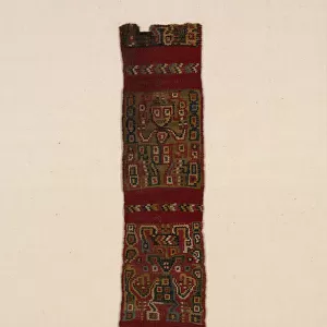 Fragment (Band), Peru, A. D. 800 / 1100. Creator: Unknown