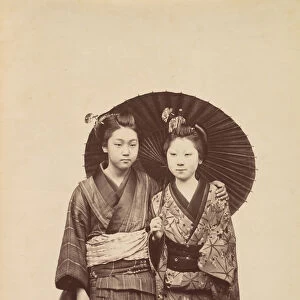Geisha Girls, ca. 1880. Creator: Unknown