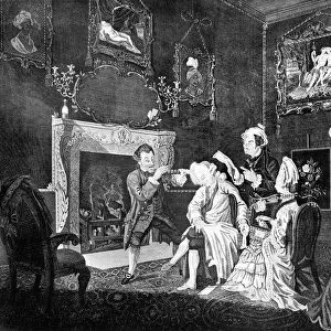 A Gentlemans Dressing Room, 1771. Artist: J Golder