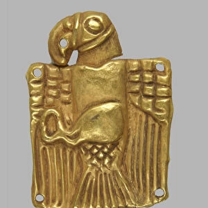 Gold plaque in the form of a Eagle, 5th cen. BC. Artist: Scythian Art