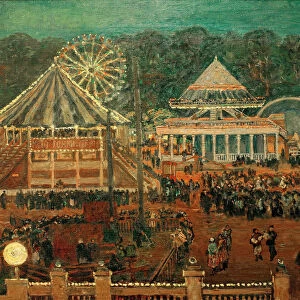 Gorky Central Park of Culture and Leisure, 1933. Creator: Vogeler, Heinrich (1872-1942)