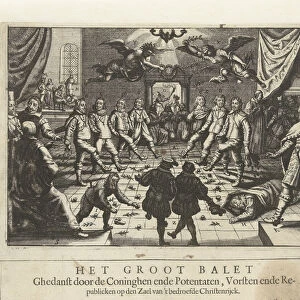 The Great European War Ballet, c. 1643. Creator: Anonymous