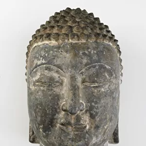 Head of a Buddha, Period of Division, 550-577. Creator: Unknown