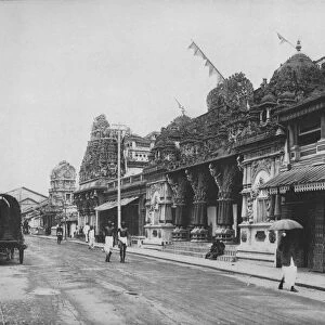 A Hindu Temple, Pettah, Colombo, c1890, (1910). Artist: Alfred William Amandus Plate