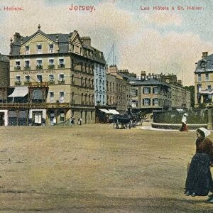 Hotels in St Helier, Jersey, c1907