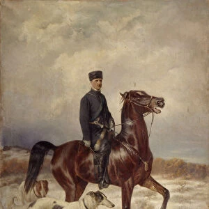 The Hunter. Artist: Sverchkov, Nikolai Yegorovich (1817-1898)