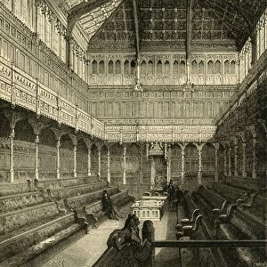 Interior of the House of Commons, 1875, (1881). Creator: Unknown