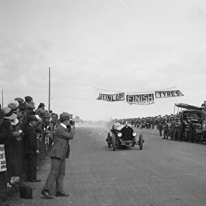 Isotta-Fraschini of EA Eldridge at the finishing line, Southsea Speed Carnival, Hampshire, 1922