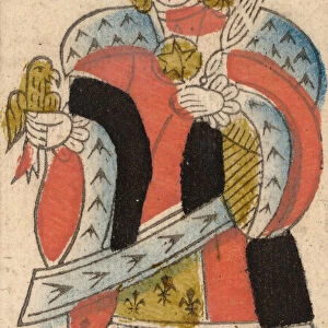 King of Hearts, from a Set of Piquet Cards, late 18th-19th century