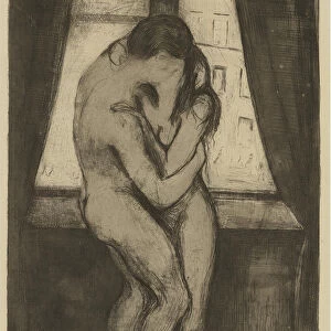 The Kiss, 1895. Artist: Munch, Edvard (1863-1944)