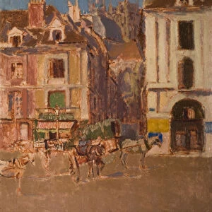 La Rue Notre Dame And The Quai Duquesne, 1902. Creator: Walter Richard Sickert