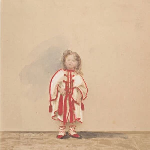 Le bournous (colorie), 1860s. Creator: Pierre-Louis Pierson