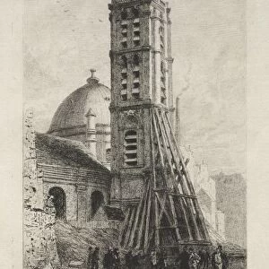 LEglise Saint-Roch. Creator: Alfred Alexandre Delauney (French, 1830-1894)