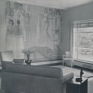 Living room in the Cafritz residence in Georgetown, Nr. Washington D. C. 1942