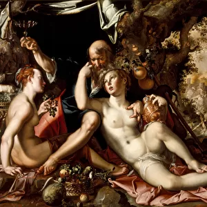 Lot and his Daughters, ca 1595