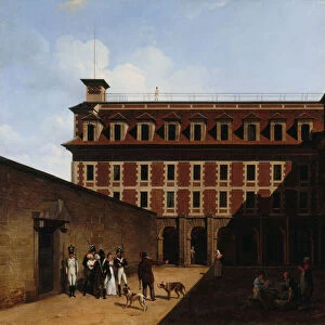 The Madelonnettes Prison, c. 1810. Creator: Boilly, Louis-Leopold (1761-1845)