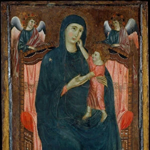 Madonna and Child Enthroned with Angels. Creator: Master of Varlungo