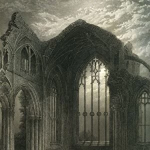 Melrose Abbey, c1870