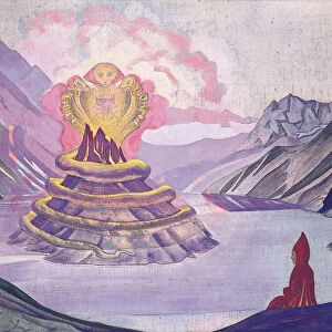 Nagarjuna Conqueror of the Serpent, 1925. Artist: Nicholas Roerich