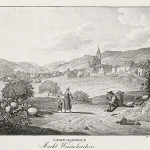 Nieder-oesterreich, Markt Weisenkirchen. Creator: Jakob Alt (Austrian, 1789-1872)
