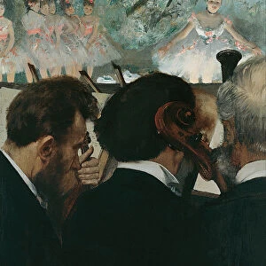Orchestra Musicians. Artist: Degas, Edgar (1834-1917)