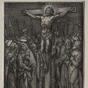 The Passion: The Crucifixion. Creator: Hieronymus Wierix (Flemish, 1553-1619)