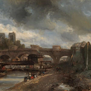 The Pont Neuf, 1849-50. Creator: Johan Barthold Jongkind