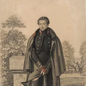 Portrait of A. W. Raevsky, Early 1820s. Creator: Hampeln, Carl, von (1794-after 1880)