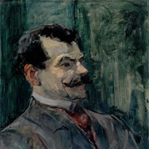 Portrait of Andre Rivoire (1872-1930). Artist: Toulouse-Lautrec, Henri, de (1864-1901)