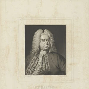 Portrait of the composer Georg Friedrich Haendel (1685-1759), c