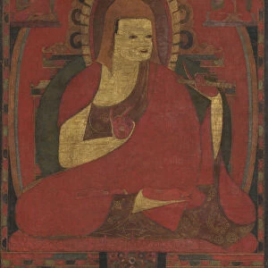 Portrait of the Indian Monk Atisha, early to mid-12th century. Creator: Unknown